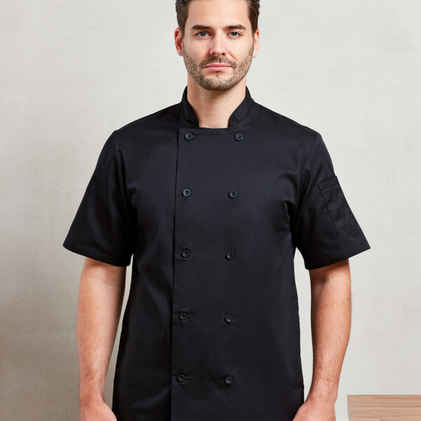 Short sleeve chef’s jacket Thumbnail