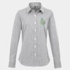 Women's Microcheck (Gingham) long sleeve cotton shirt Thumbnail