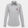 Women's Microcheck (Gingham) long sleeve cotton shirt Thumbnail